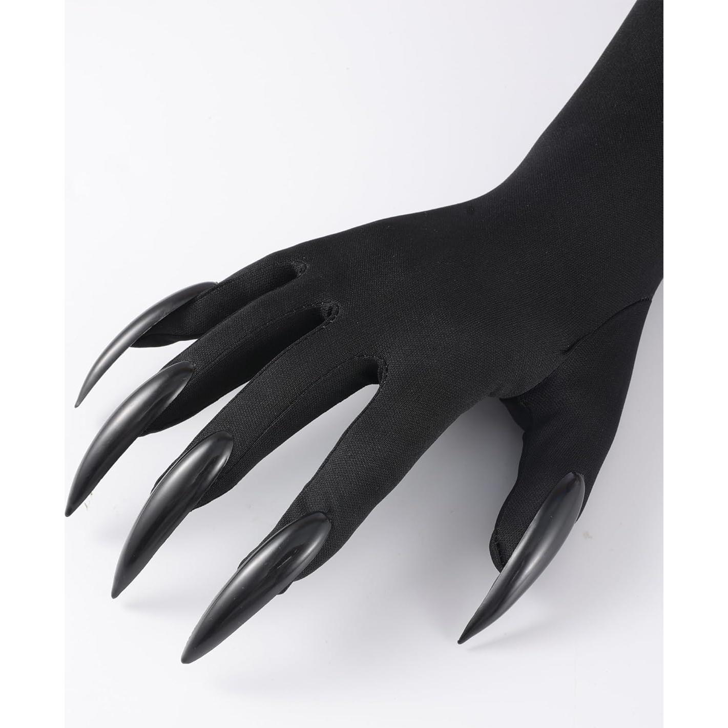 Guantes de Garra Roicaholy - Disfraz Halloween Unisex Negro