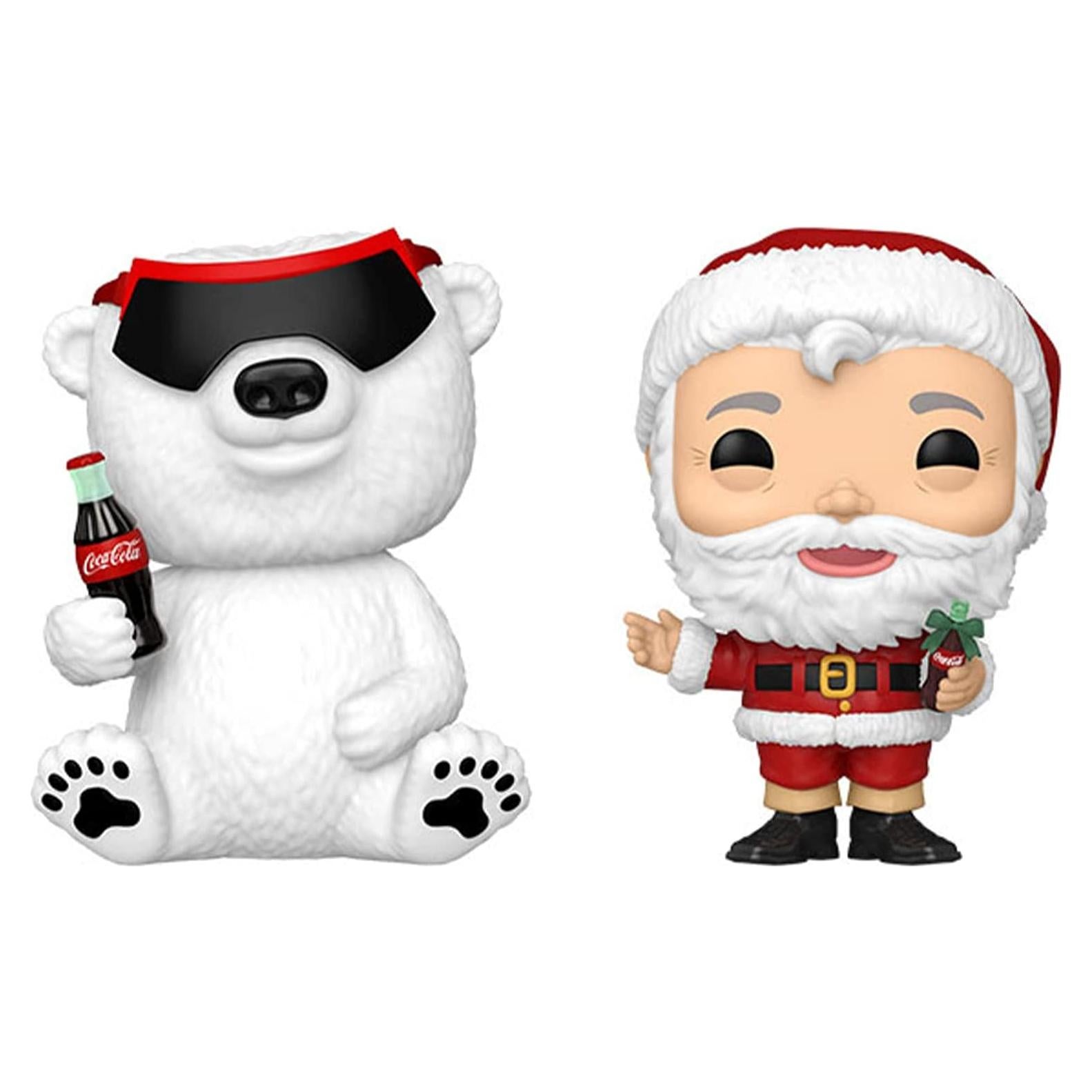 Santa and Polar Bear (Coca-Cola) Funko Pop! Retro Holiday Set (2)