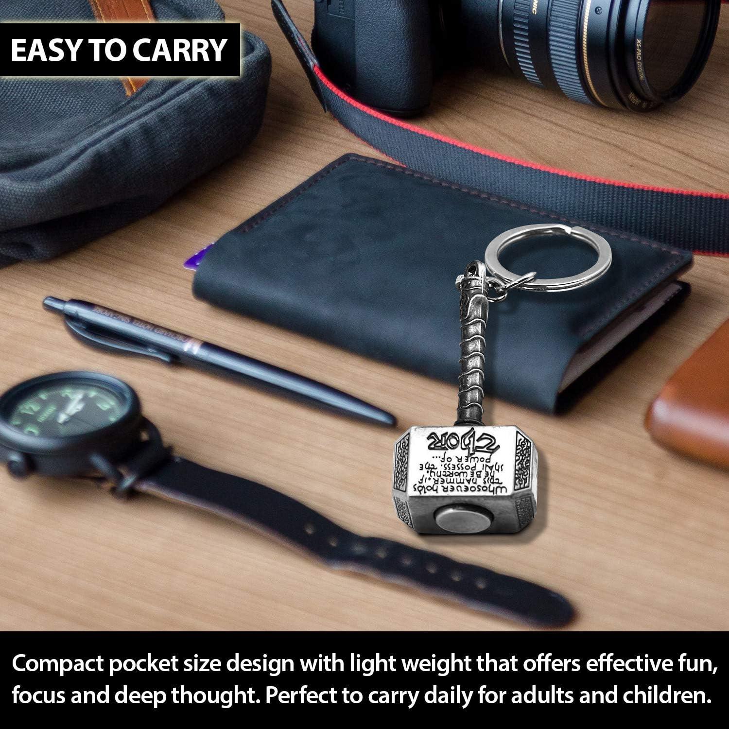 Llavero Martillo 365Home de Aleación Zinc Plata 8.13x3.56cm