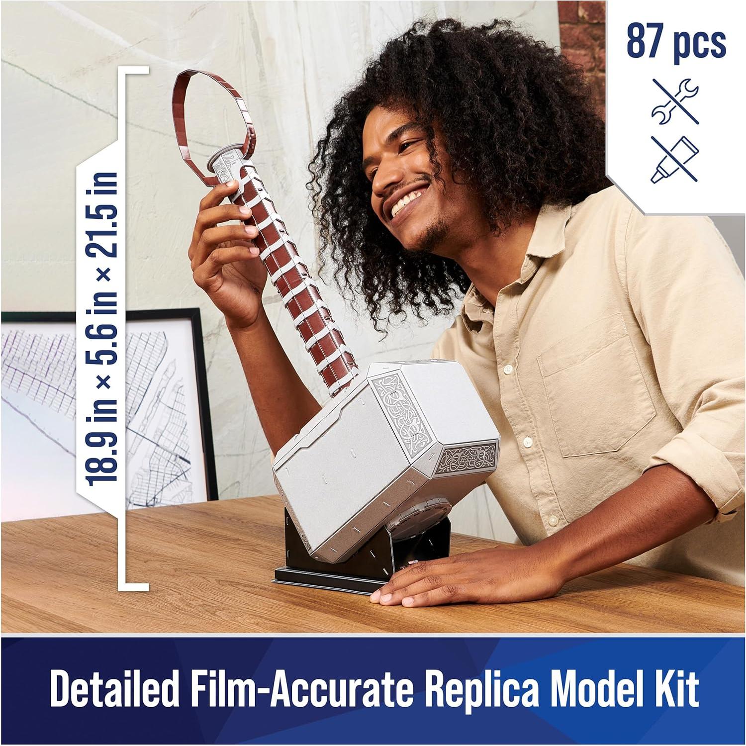 Rompecabezas 3D Martillo Mjolnir Thor 87 Pcs Spin Master