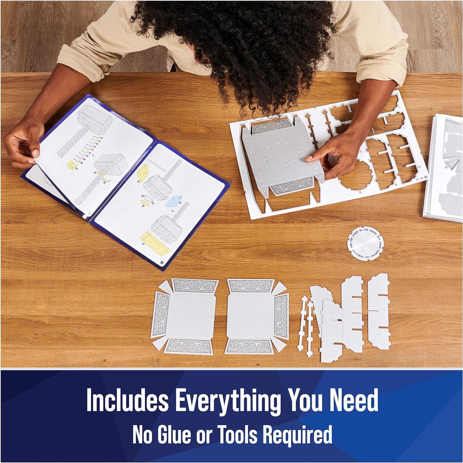 Rompecabezas 3D Martillo Mjolnir Thor 87 Pcs Spin Master