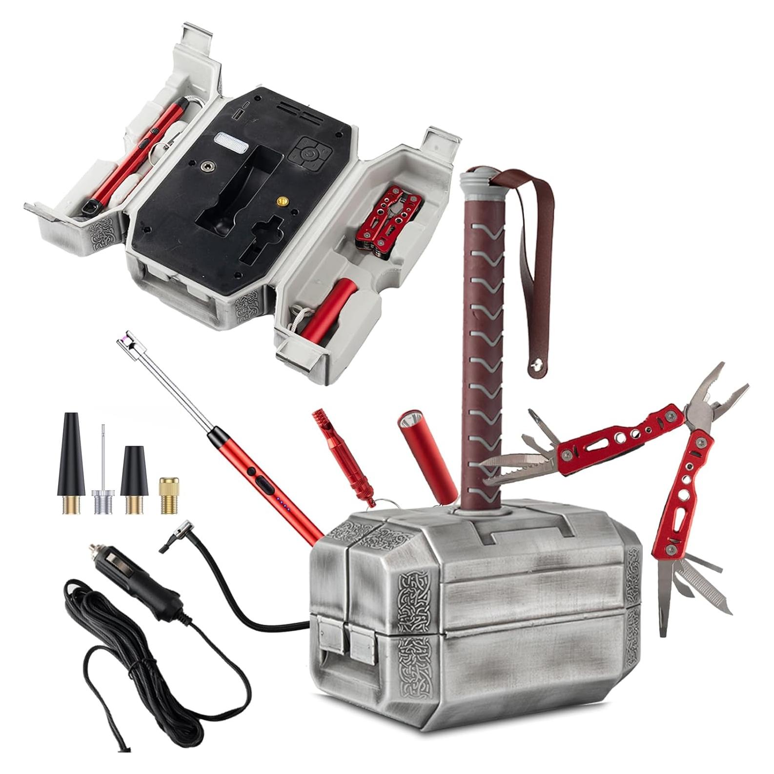 Bomba de Aire Eléctrica YHOU DOOLS 100 PSI con Accesorios