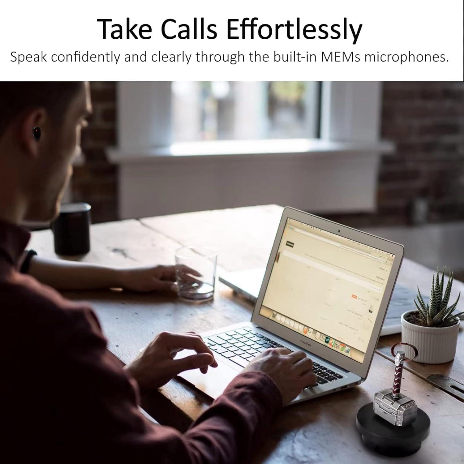 Auriculares Inalámbricos Kumiaor Thor con Estuche Carga 30h