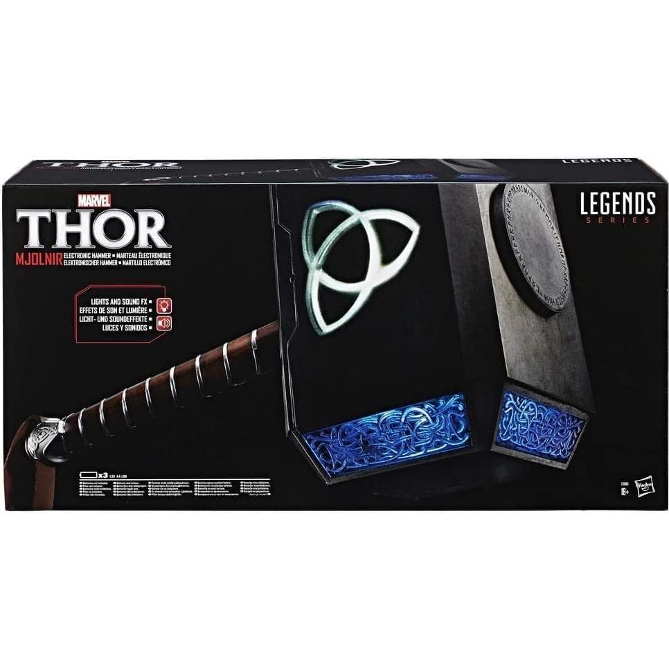 Martillo Electrónico Mjolnir Hasbro 50.17 cm con Luz y Sonido