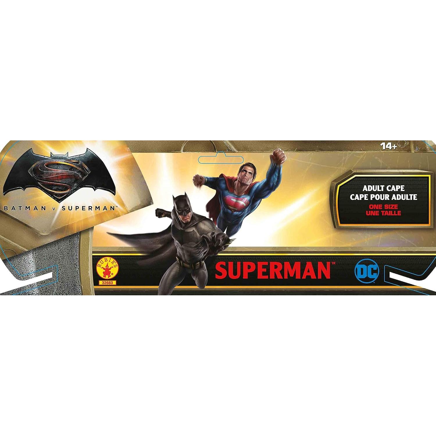 Capa Deluxe Superman Rubie's para Hombre - Batman V Superman