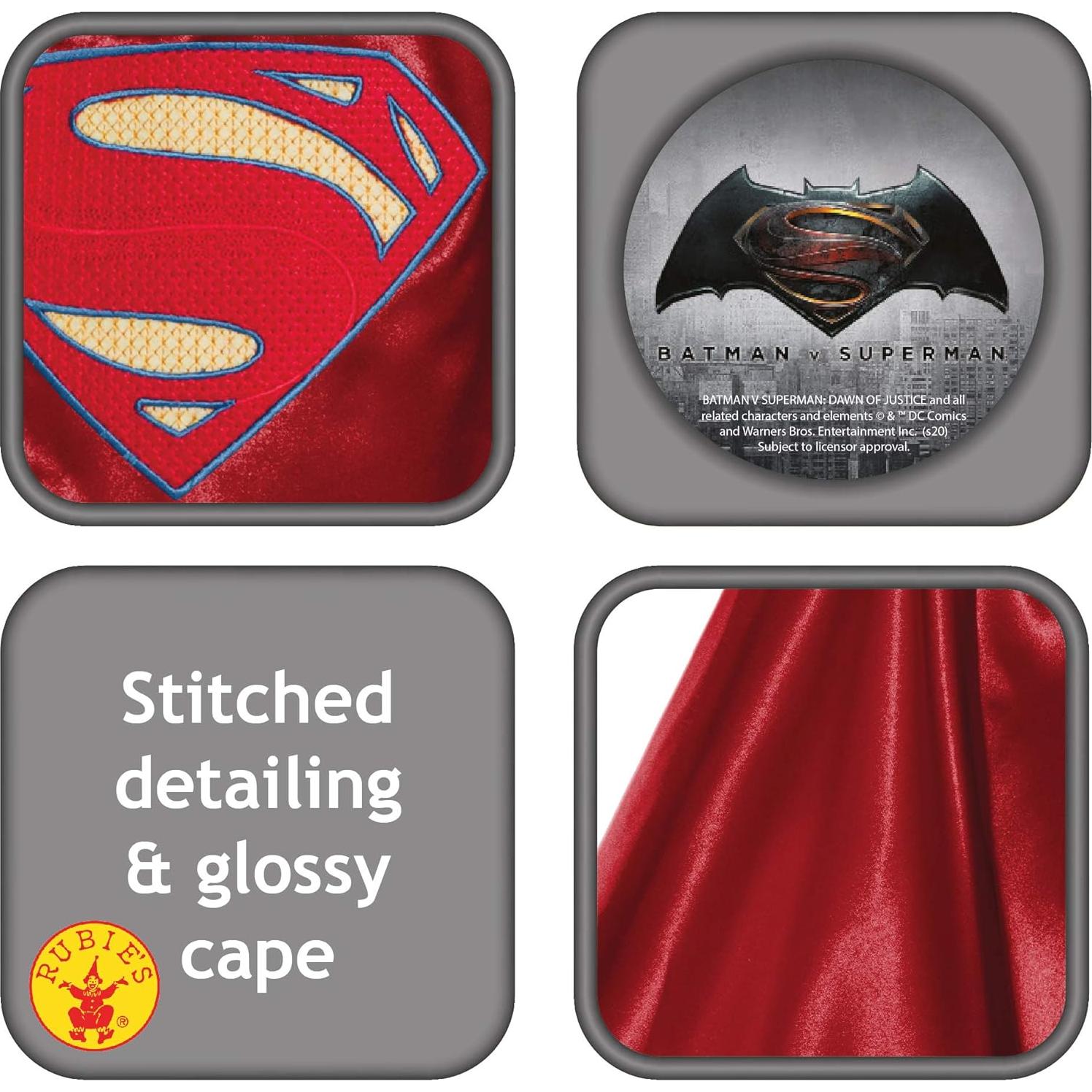 Capa Deluxe Superman Rubie's para Hombre - Batman V Superman
