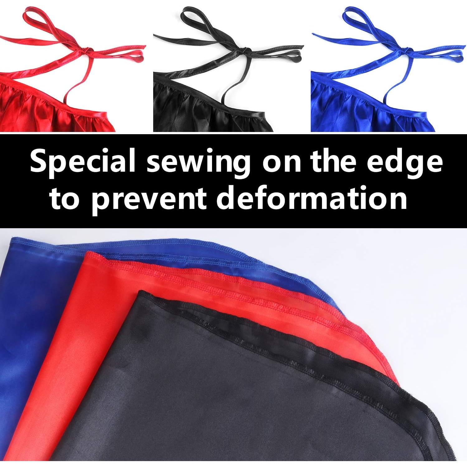 Capa de Superhéroe para Adultos + Máscara - 120 cm - Rojo