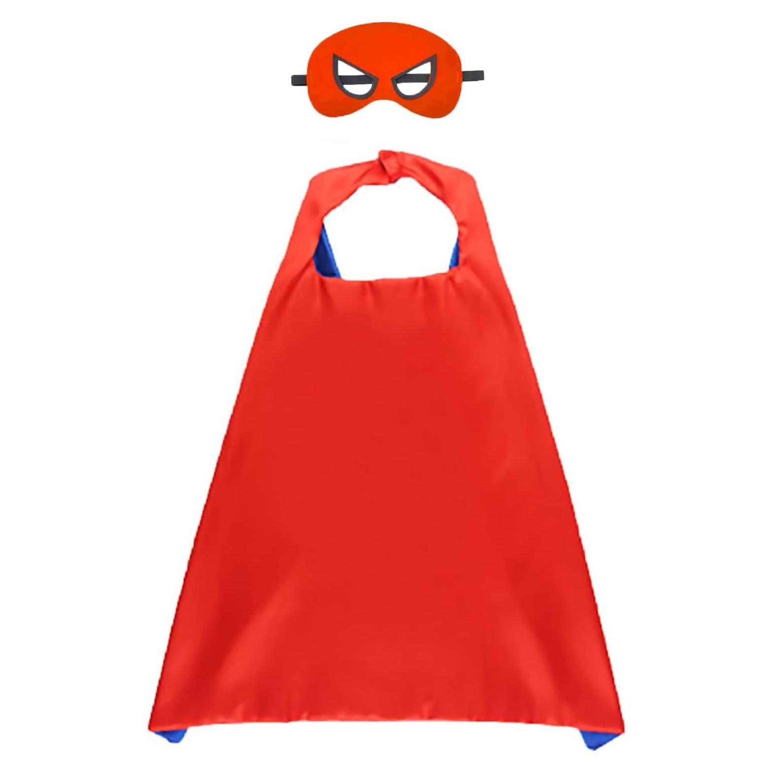 Capa y Máscara de Superhéroe HuangWeida para Niños 3-9 Años