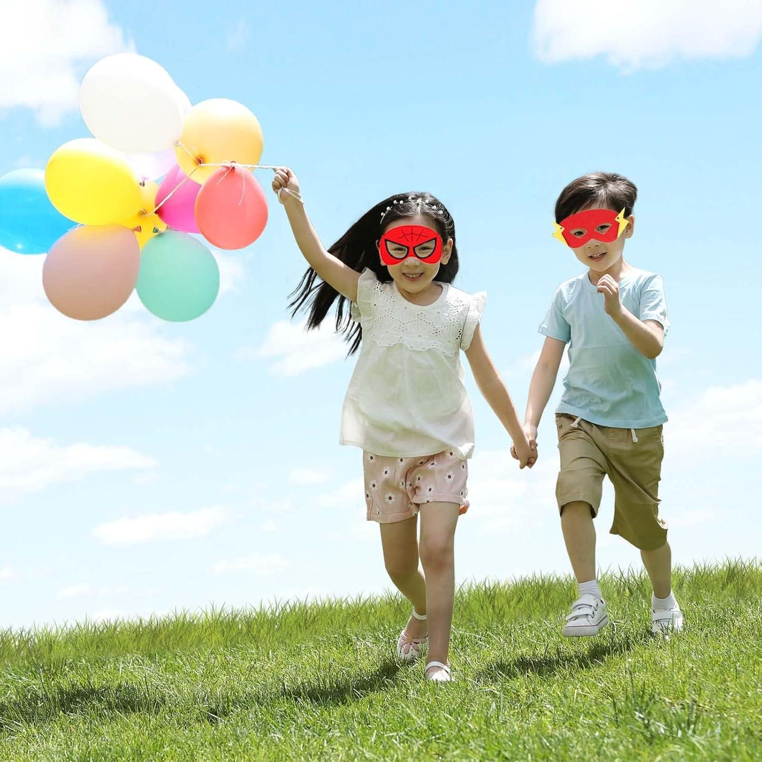 Capa y Máscara de Superhéroe HuangWeida para Niños 3-9 Años