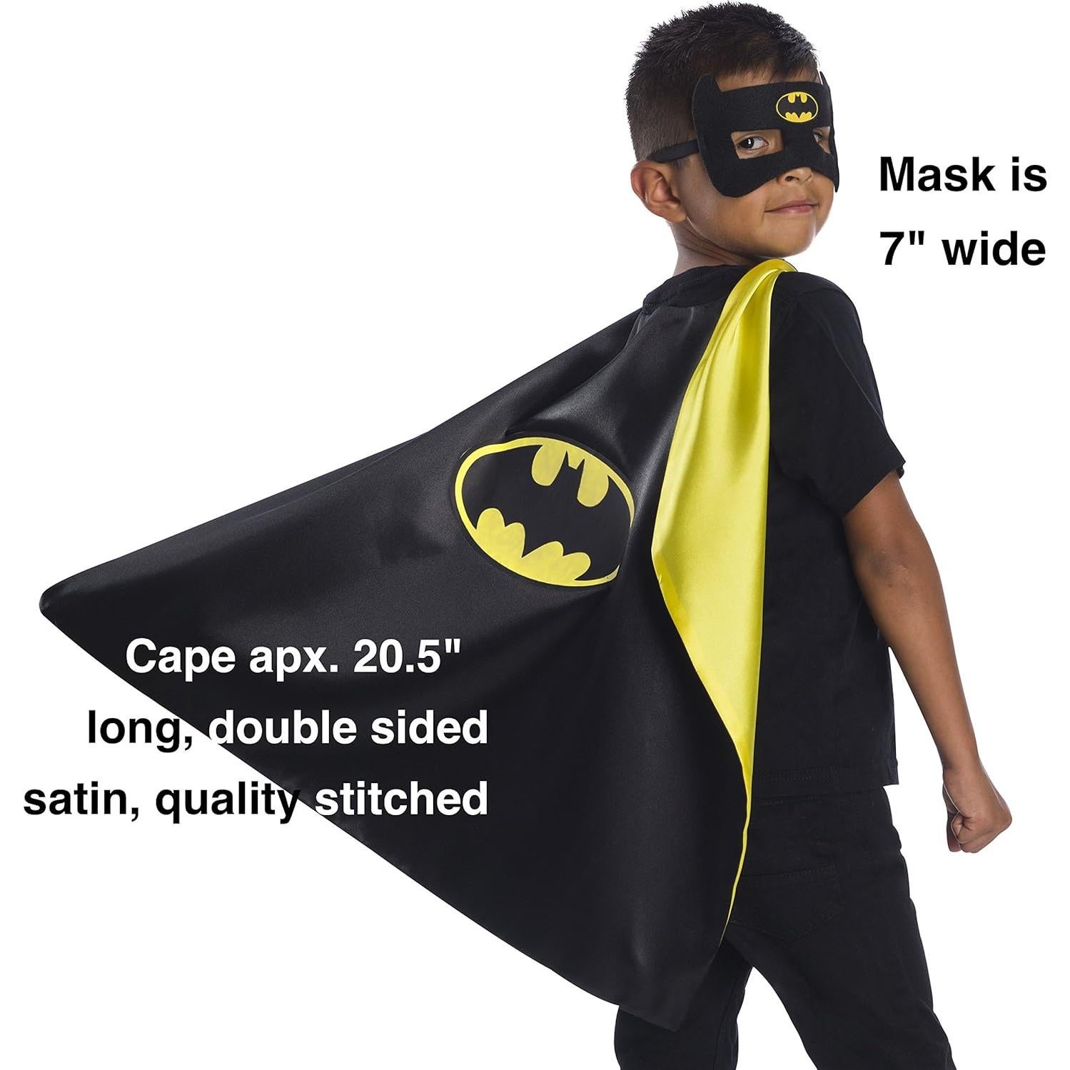 Conjunto de Disfraz de Superhéroe Rubie's para Niños - 4 Capas y 3 Máscaras