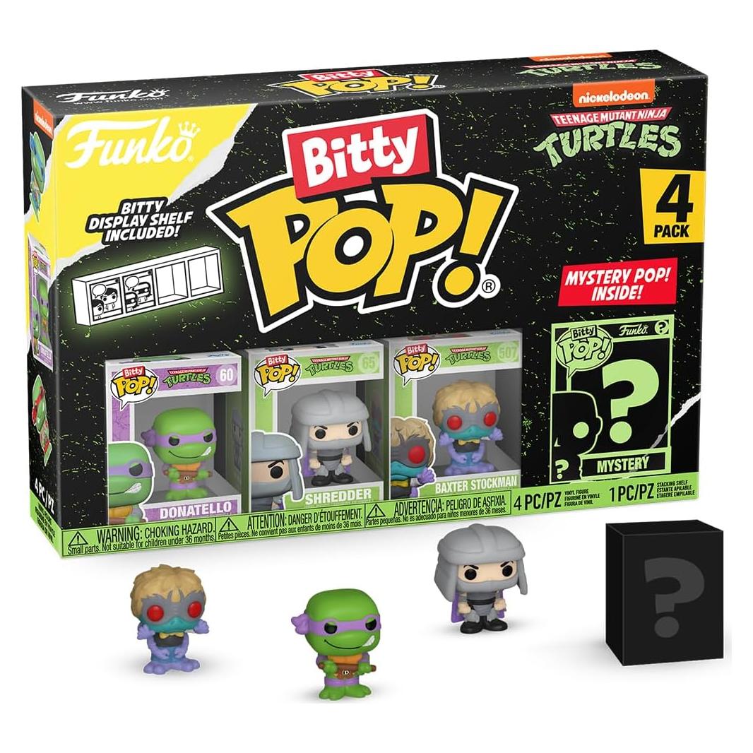 Funko Bitty Pop Tortugas Ninja 4PK - Donatello y más