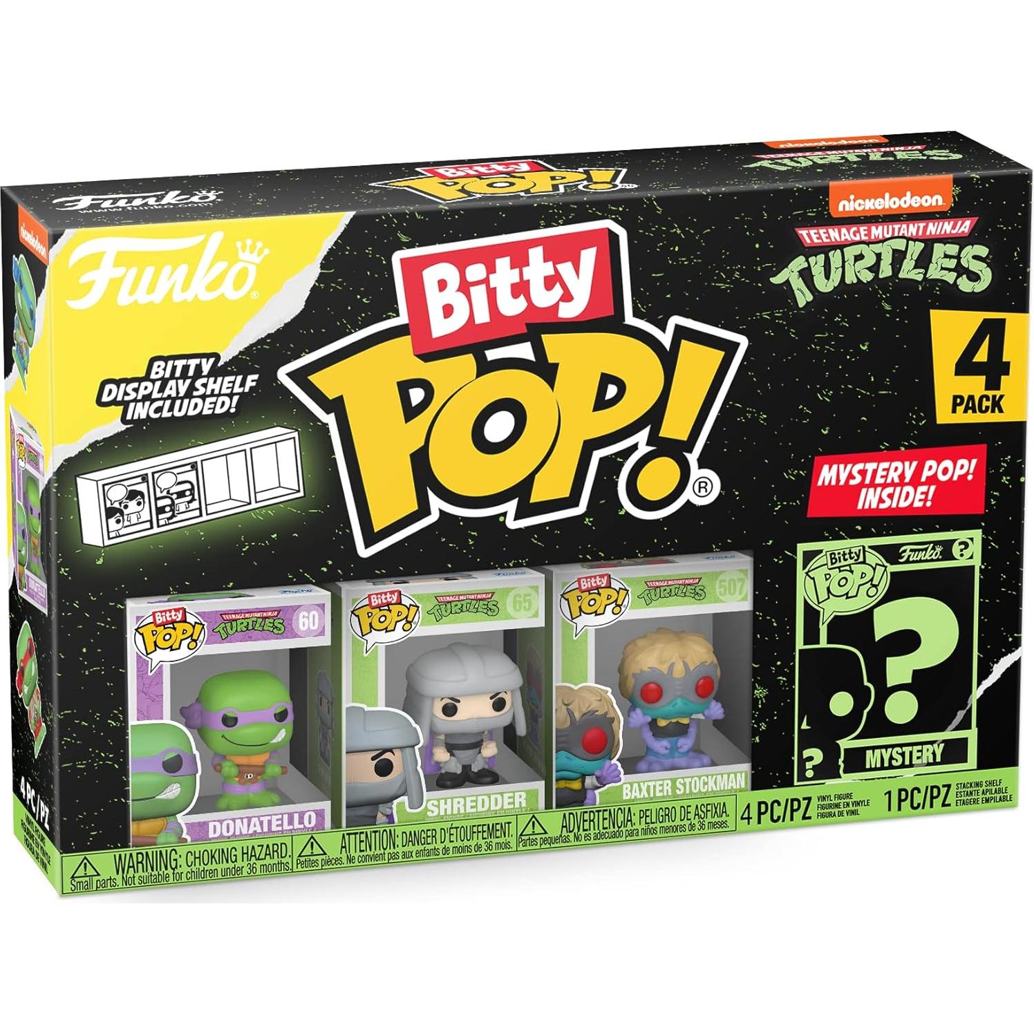 Funko Bitty Pop Tortugas Ninja 4PK - Donatello y más