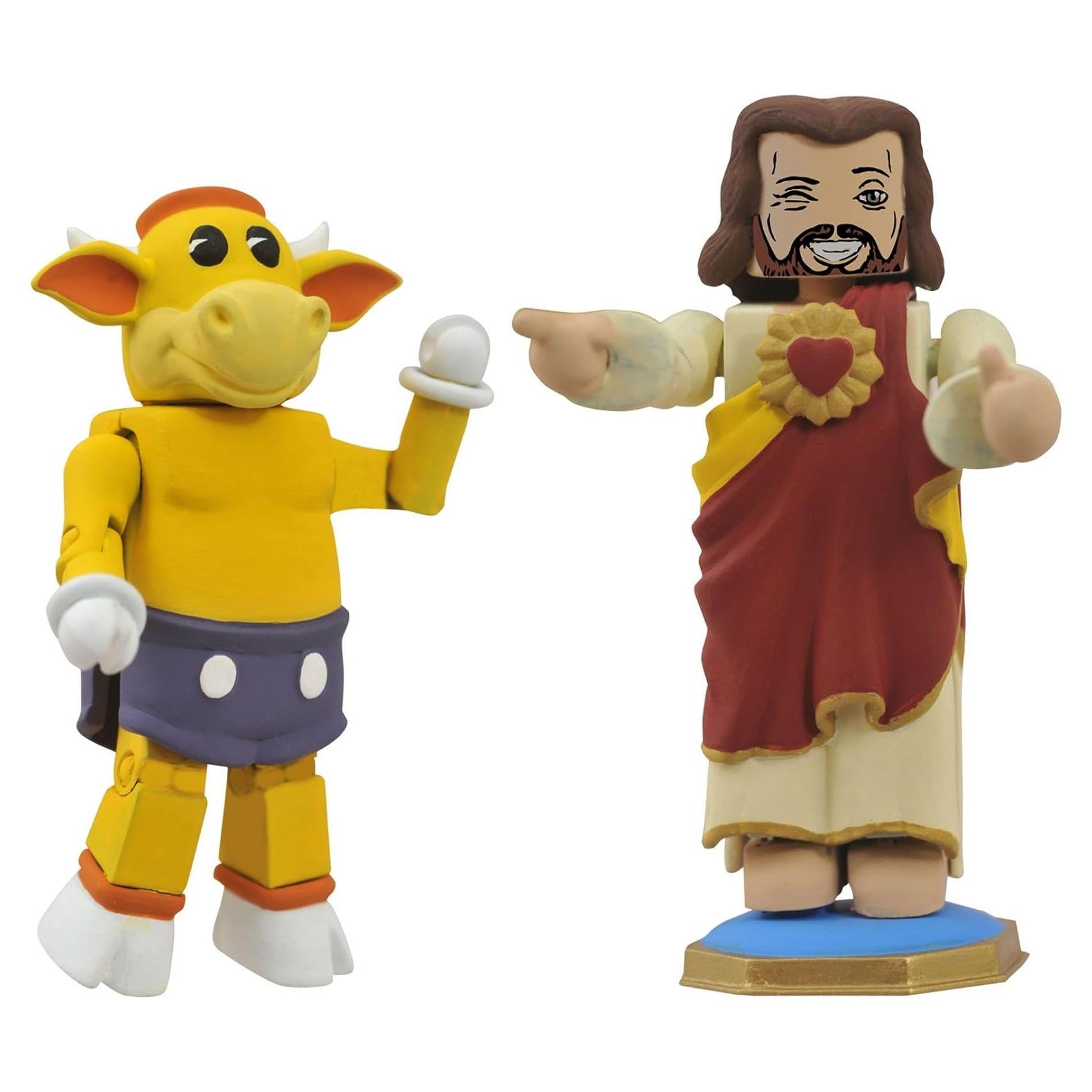 Minifiguras Mooby y Dashboard Jesus Diamond Select Toys