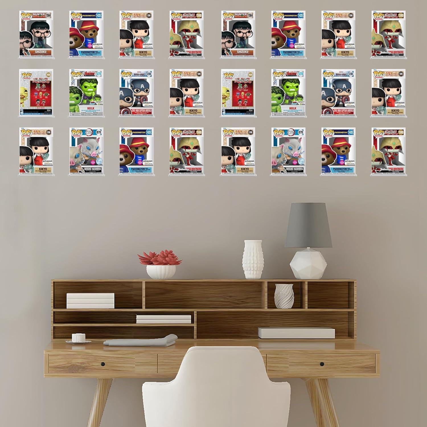 Estantes de Pared LRANFOW para Figuras Brillan en la Oscuridad