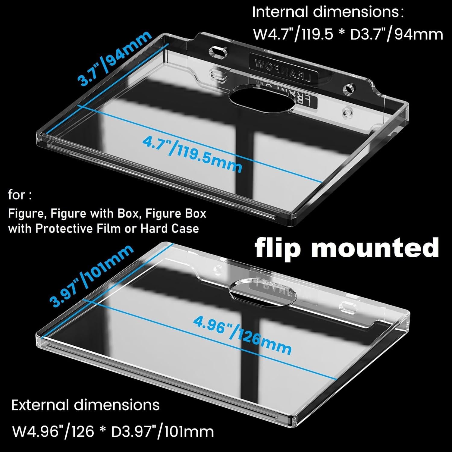Estantes de Pared LRANFOW para Figuras Brillan en la Oscuridad