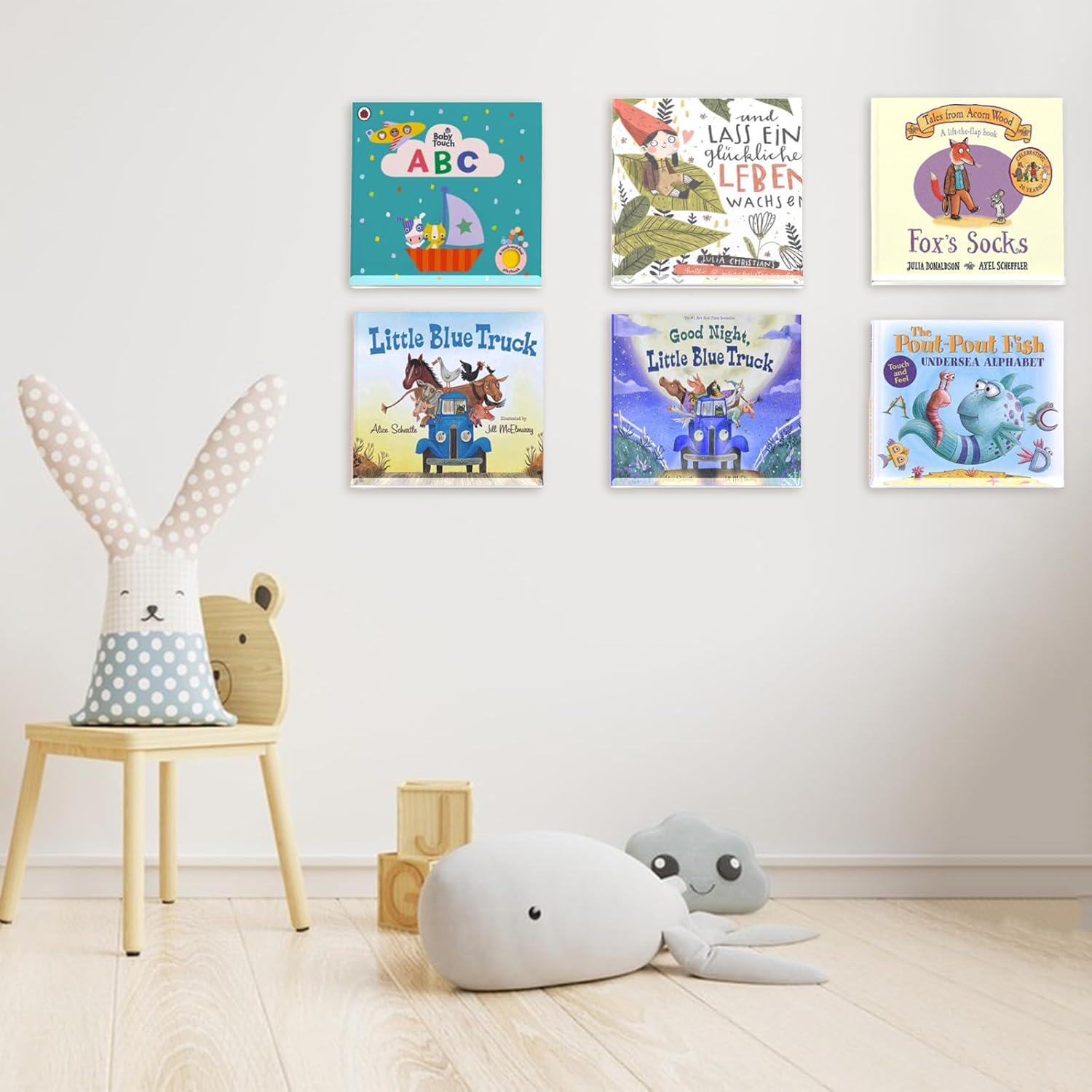 Estante Flotante para Discos de Vinilo Hulaed 6 Paquetes