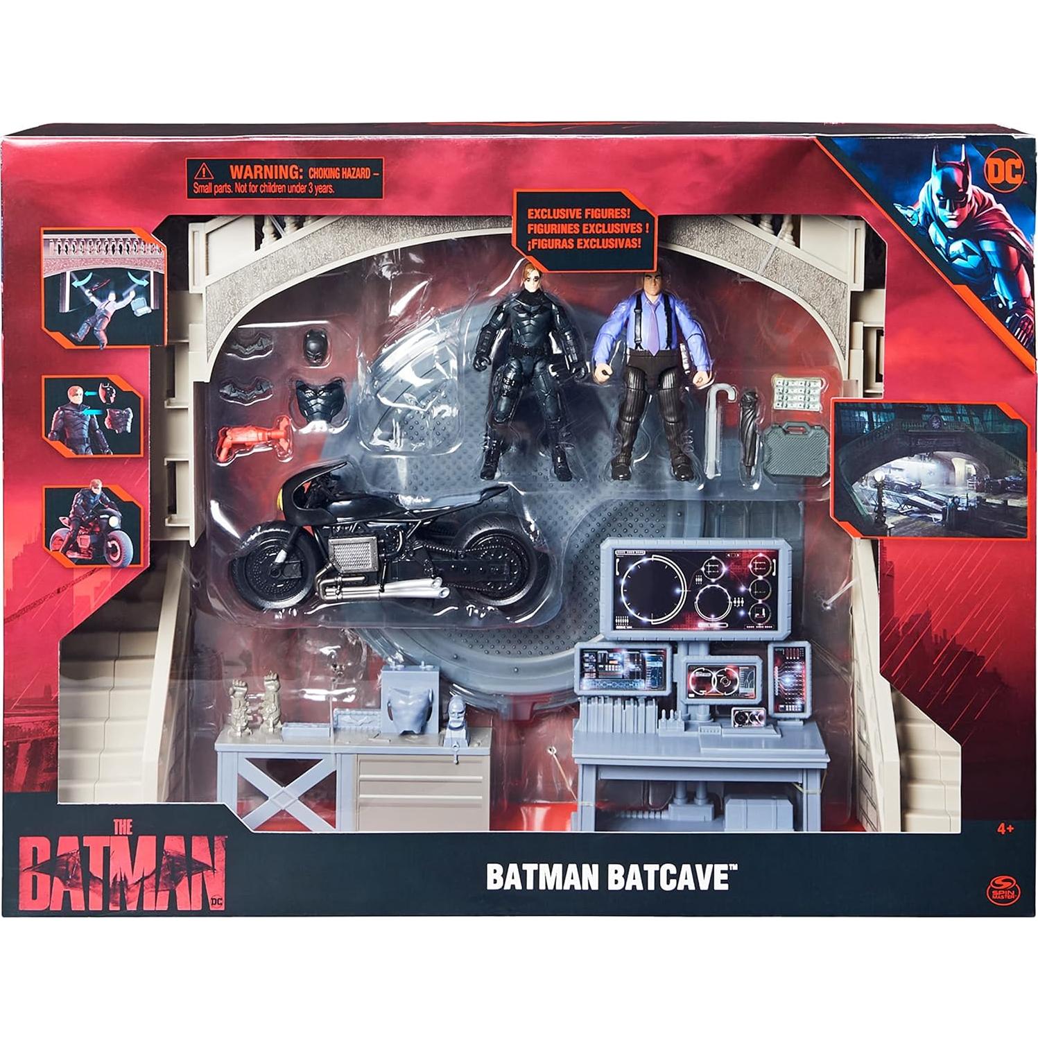 Set de Juego Batcave Batman Spin Master con Figuras y Accesorios