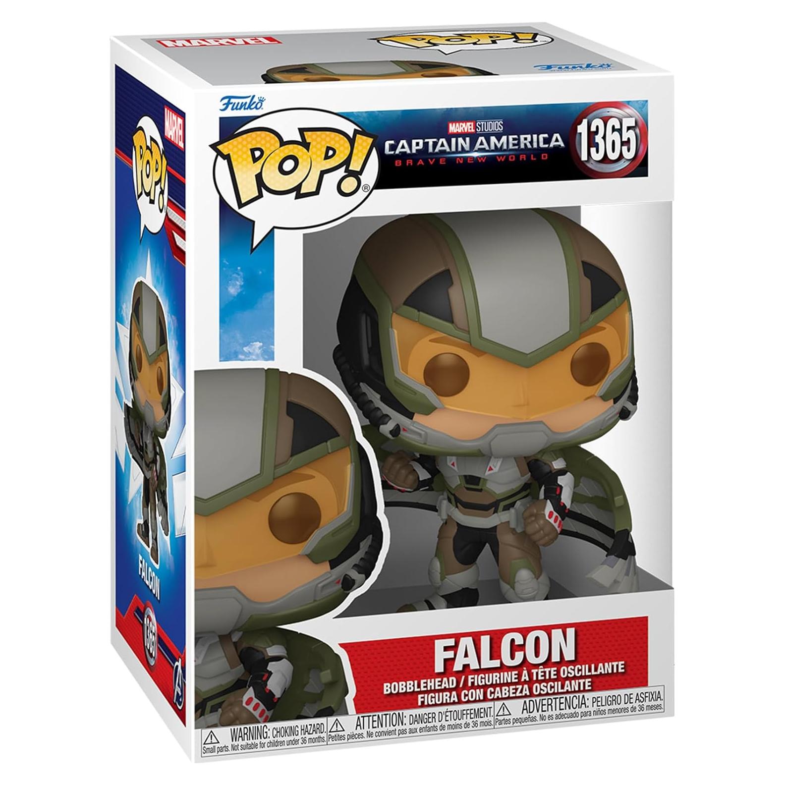 Funko POP Capitán América Halcón 9.65 cm Figura Coleccionable