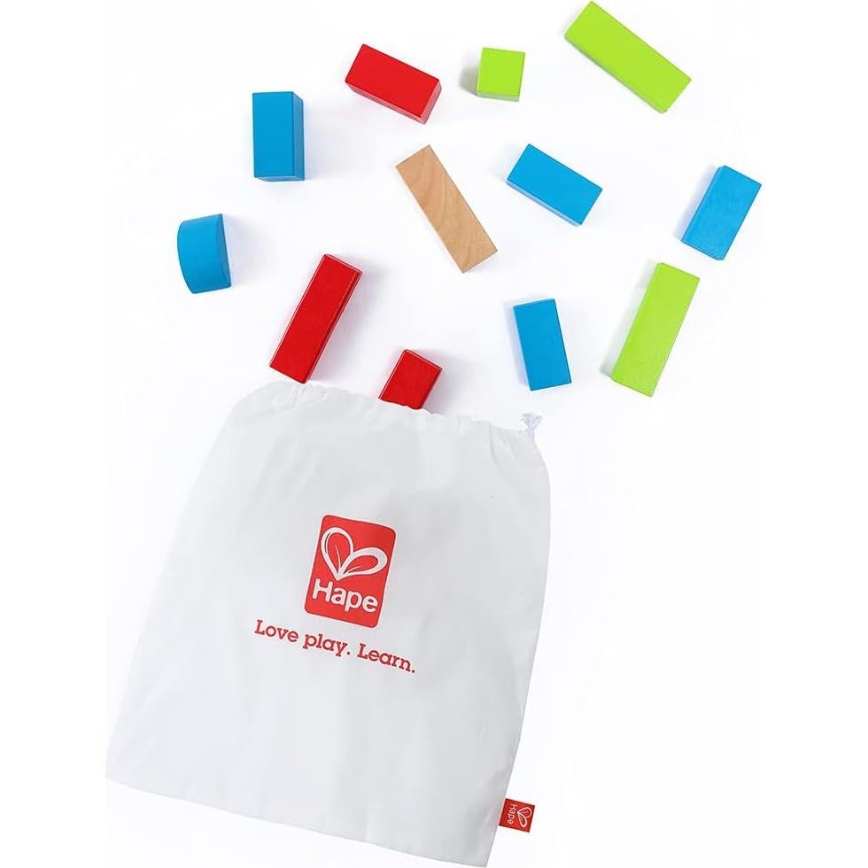 Bloques de Madera Hape 50 Piezas Educativos para Niños