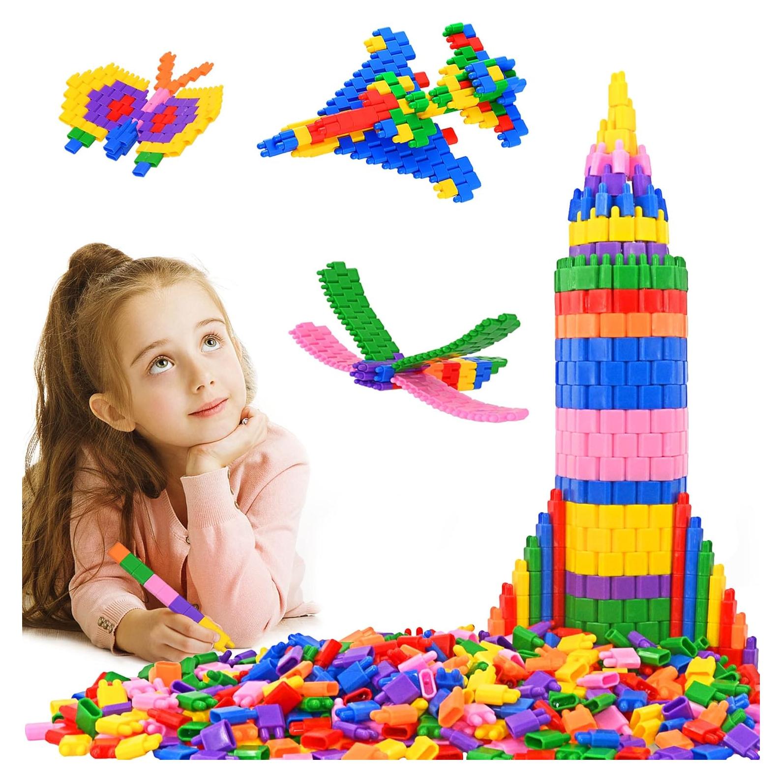 Set de Bloques de Construcción FUBAODA 600 Piezas Juguete Educativo