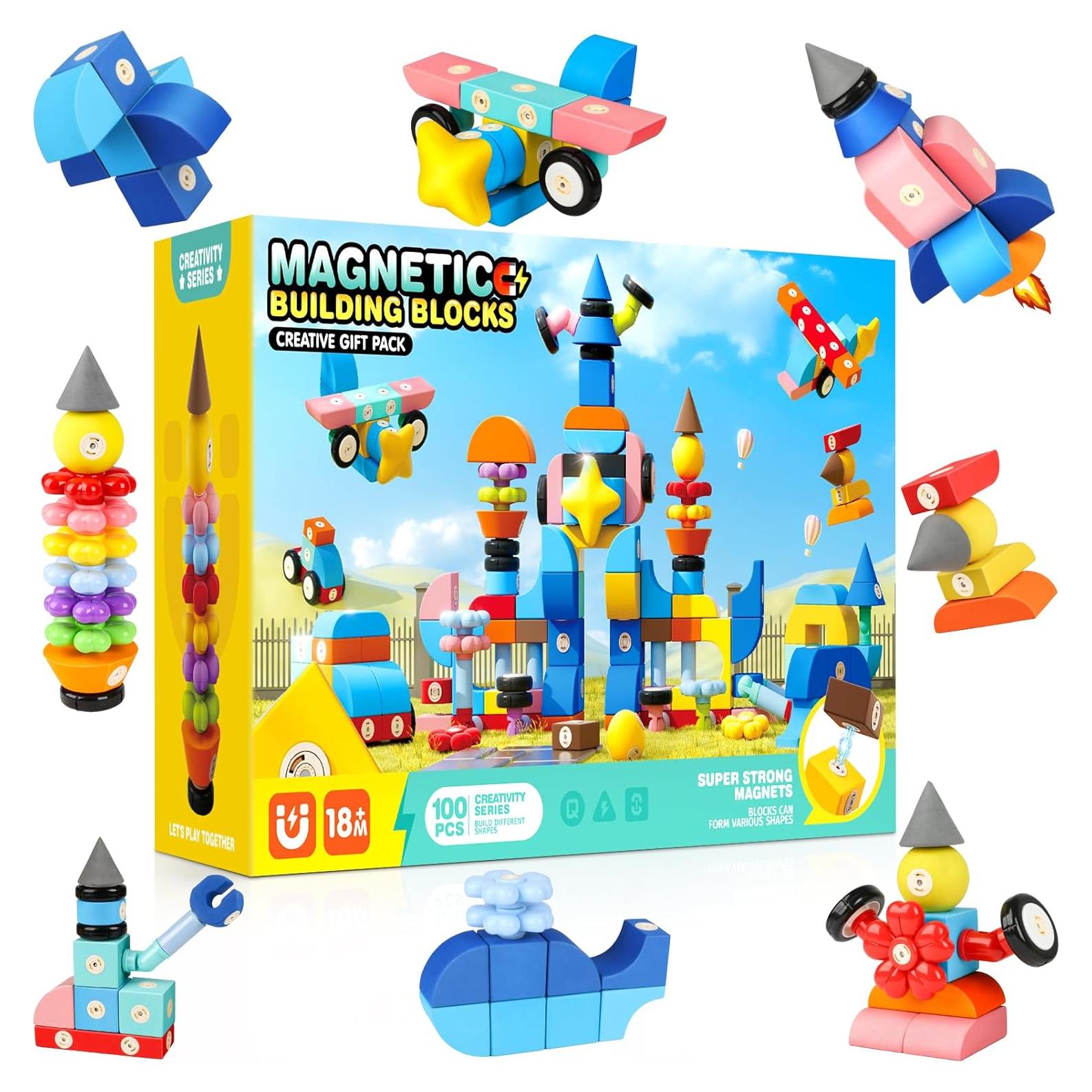 Bloques Magnéticos de Construcción Joyfresh 100 Piezas EVA