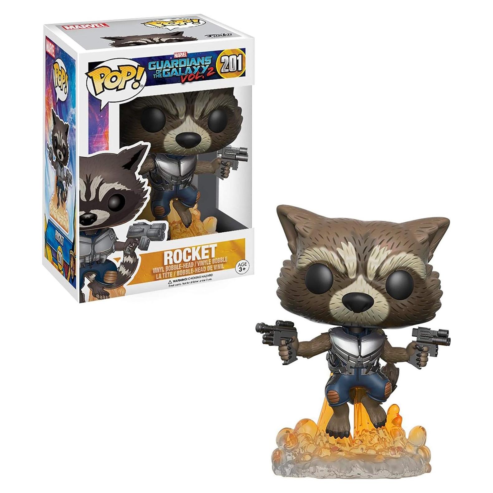 Funko POP Guardianes de la Galaxia 2 Rocket Volador 9.5 cm
