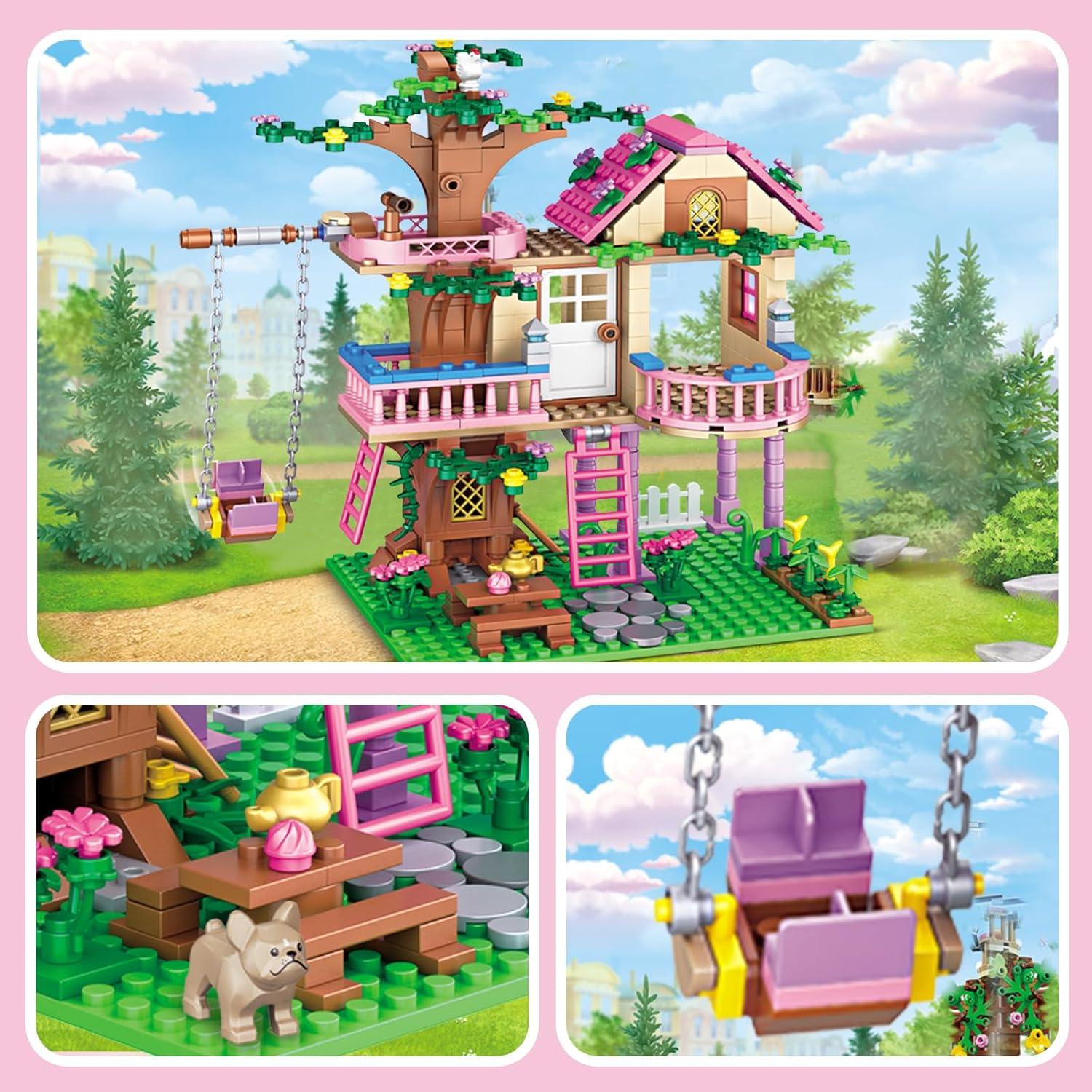 Juego de Construcción Casa en el Árbol 504 Piezas Shantou
