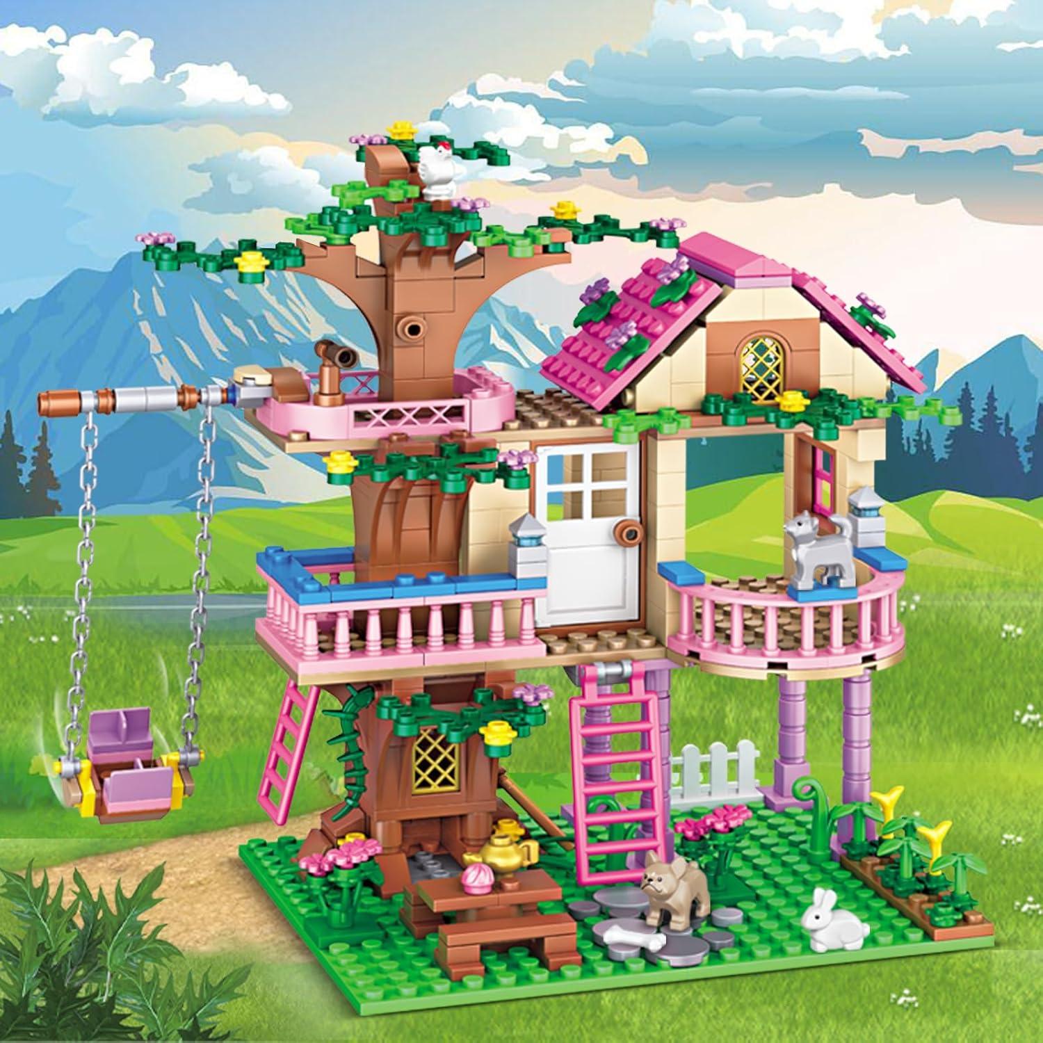 Juego de Construcción Casa en el Árbol 504 Piezas Shantou