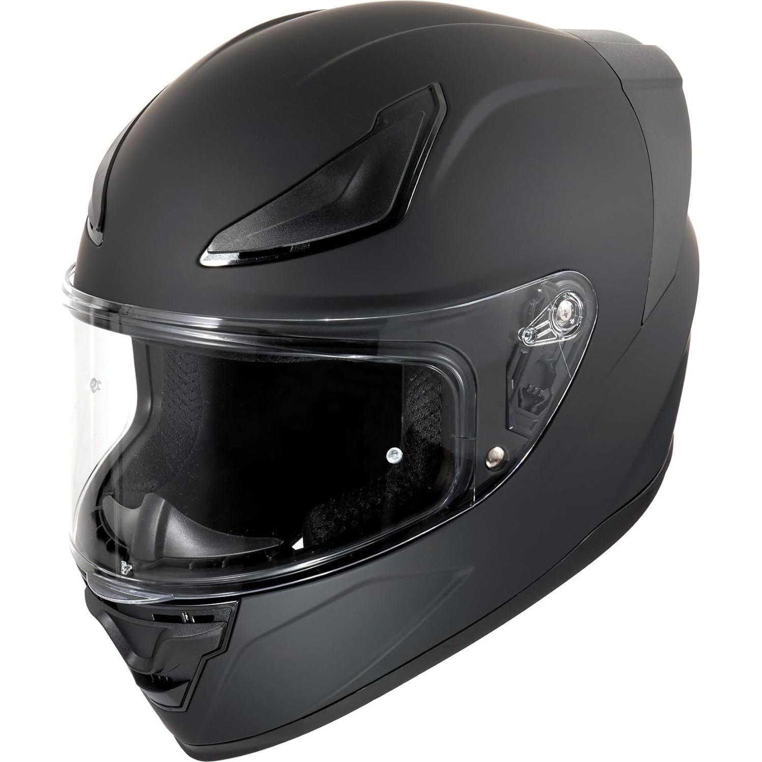 Casco Integral OTS Foxhound Negro Mate Mediano DOT - Ligero y Aerodinámico