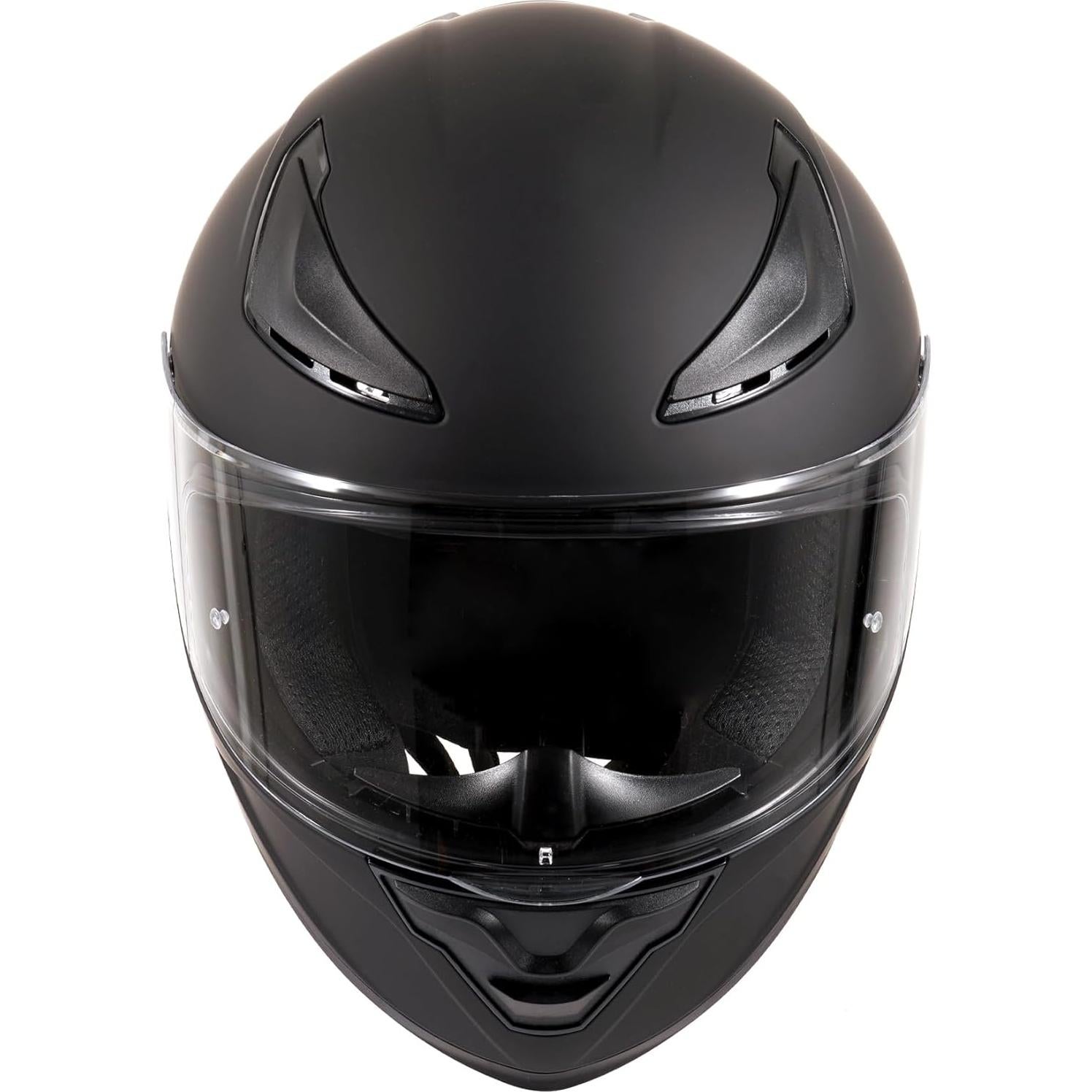 Casco Integral OTS Foxhound Negro Mate Mediano DOT - Ligero y Aerodinámico