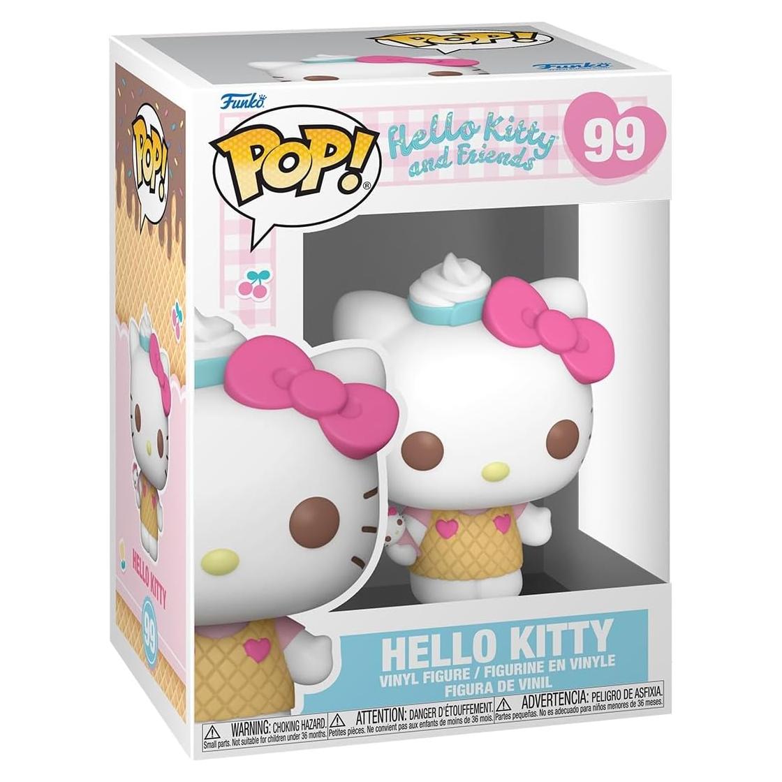 Figura de Vinilo Hello Kitty con Helado - Funko POP! - 8,89 cm