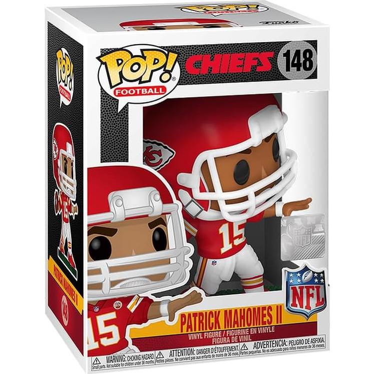 Figura Vinilo Patrick Mahomes KC Chiefs 10.54 cm con Protector