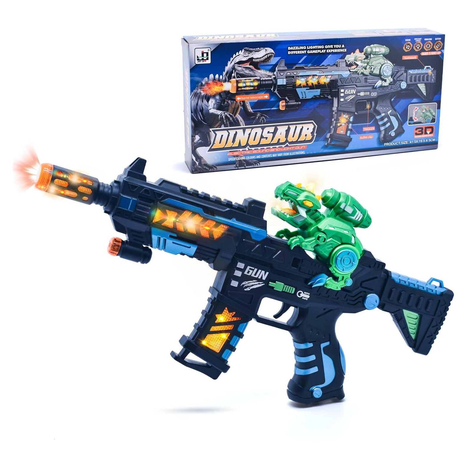 Pistola de Juguete Eléctrica JOCOUNY con Luces LED y Sonido