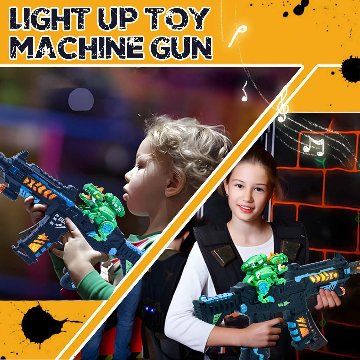 Pistola de Juguete Eléctrica JOCOUNY con Luces LED y Sonido