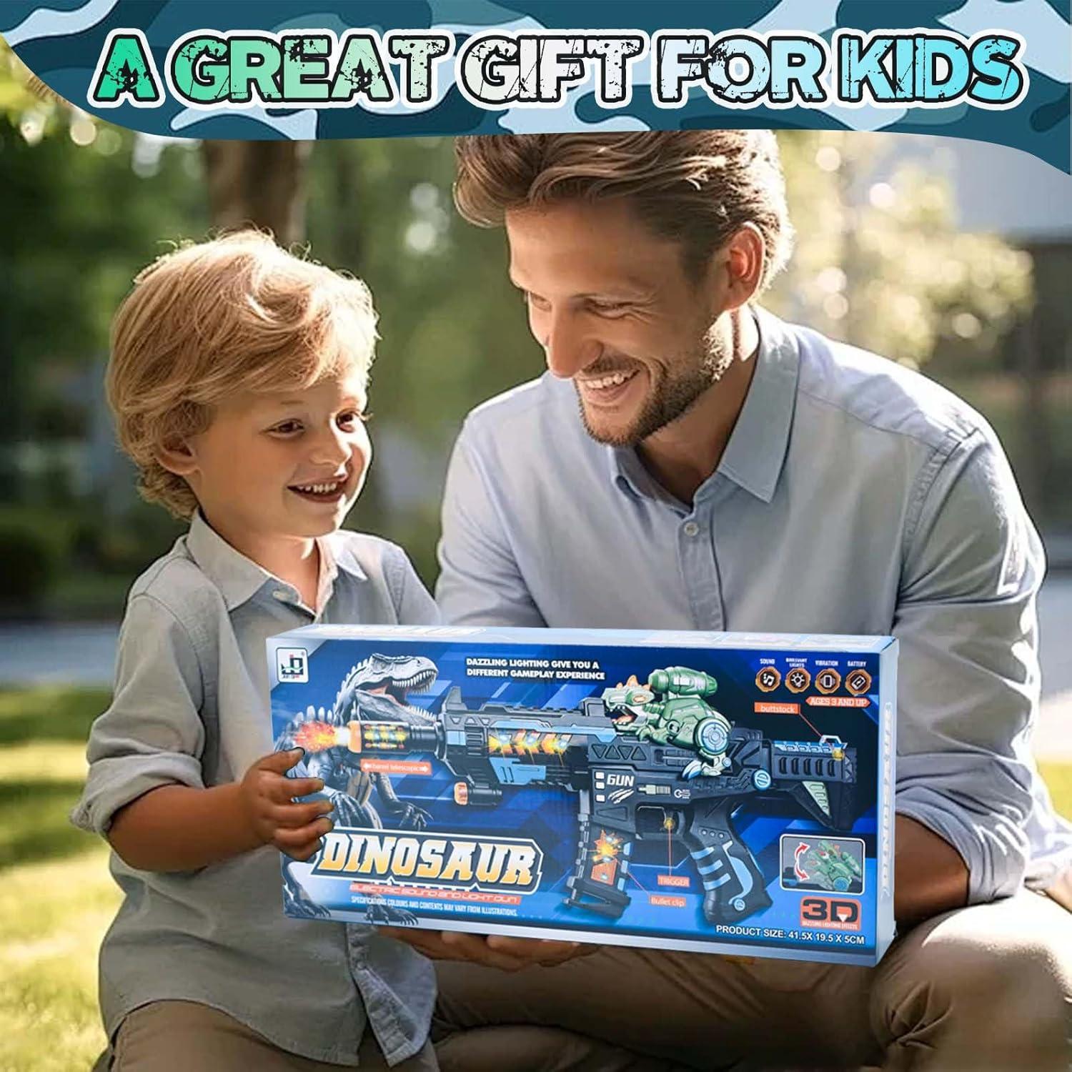 Pistola de Juguete Eléctrica JOCOUNY con Luces LED y Sonido