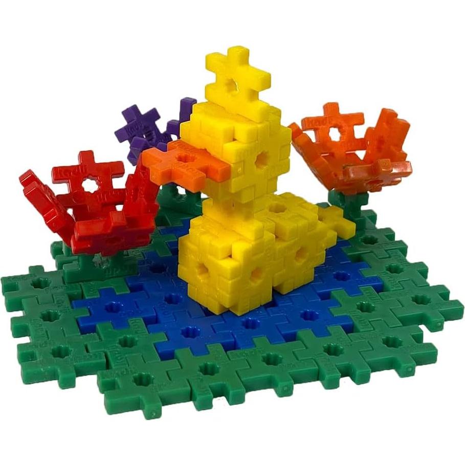 KADU Juguete de Construcción 250 Piezas Arcoíris 5+