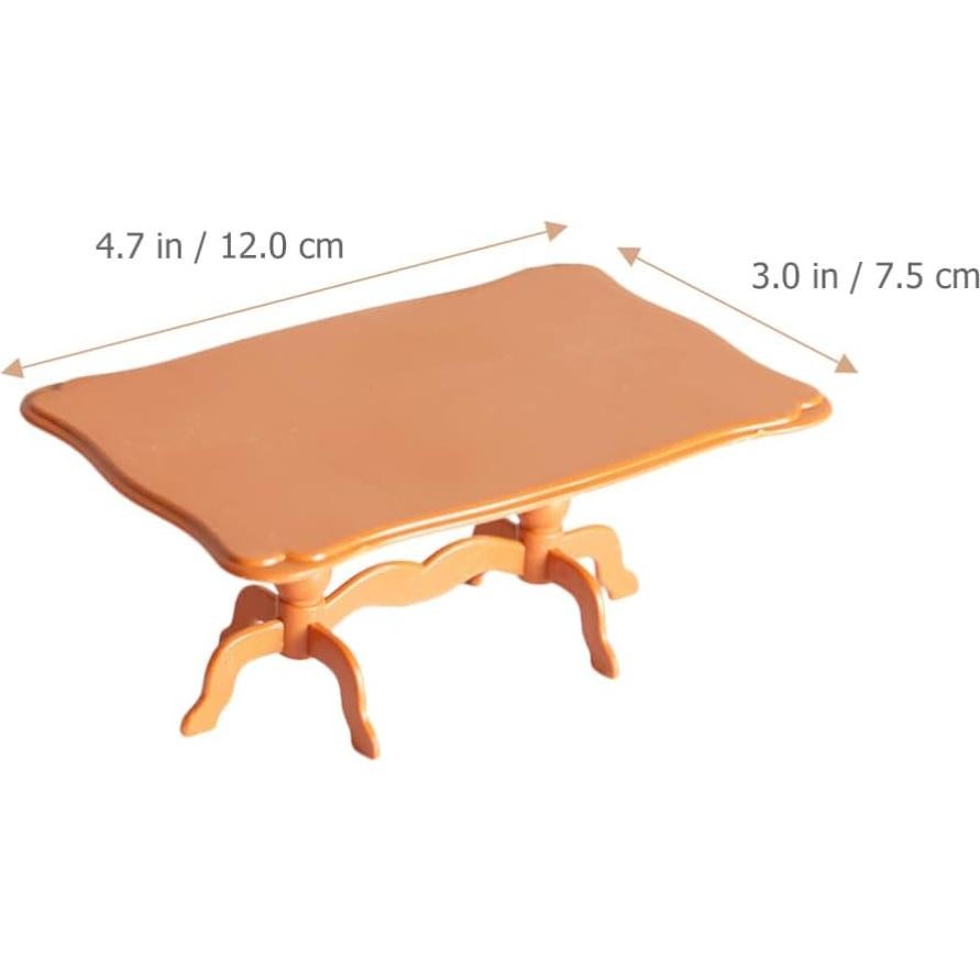Conjunto de Mesa y Sillas Miniatura Kisangel 5 Piezas