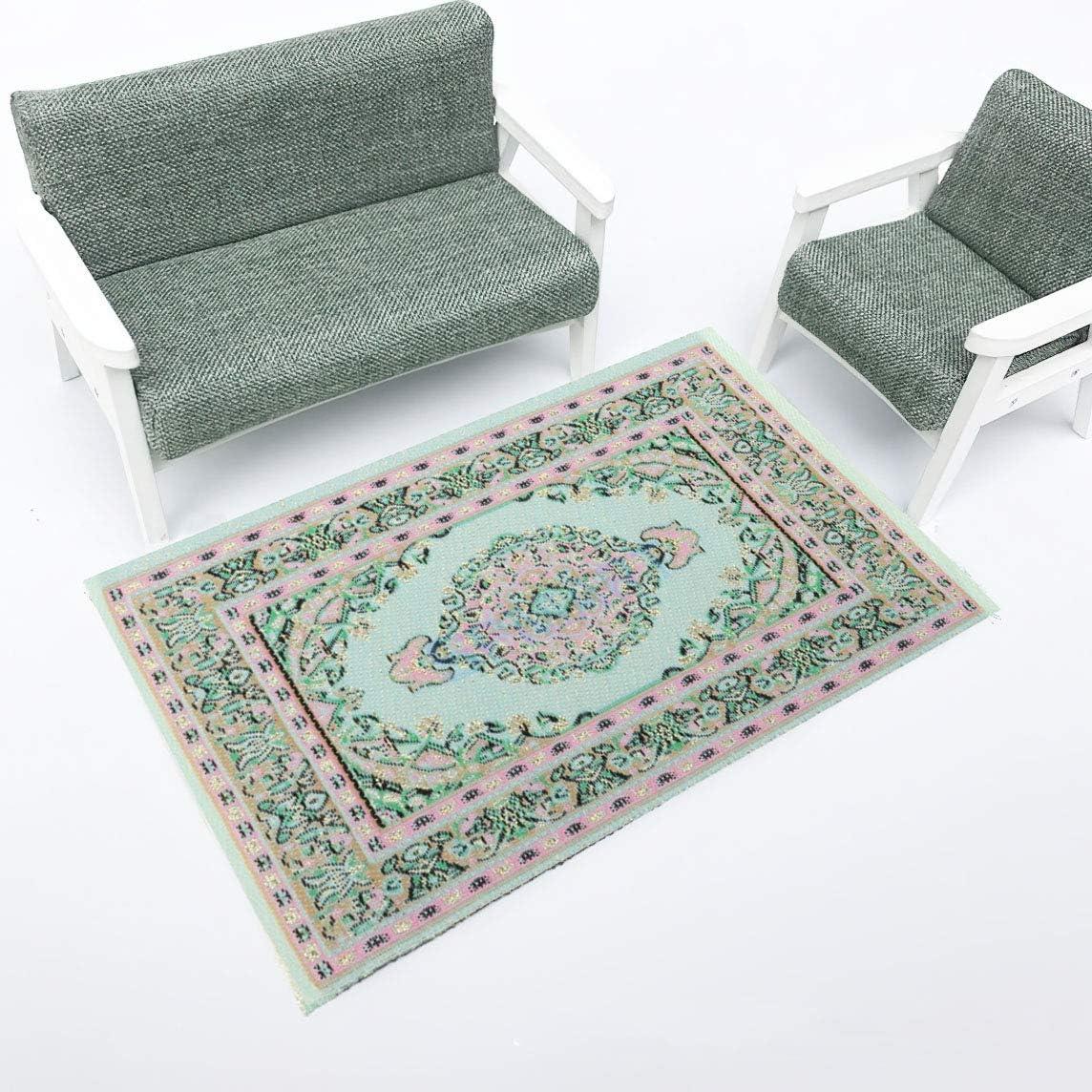 Alfombras Miniatura para Casa de Muñecas Lynkaye - 4 Piezas