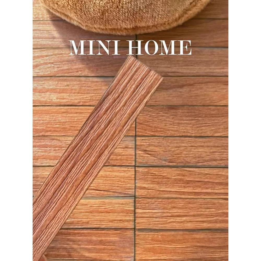 40 Piezas Baldosas de Suelo para Casa de Muñecas Cereza Roja