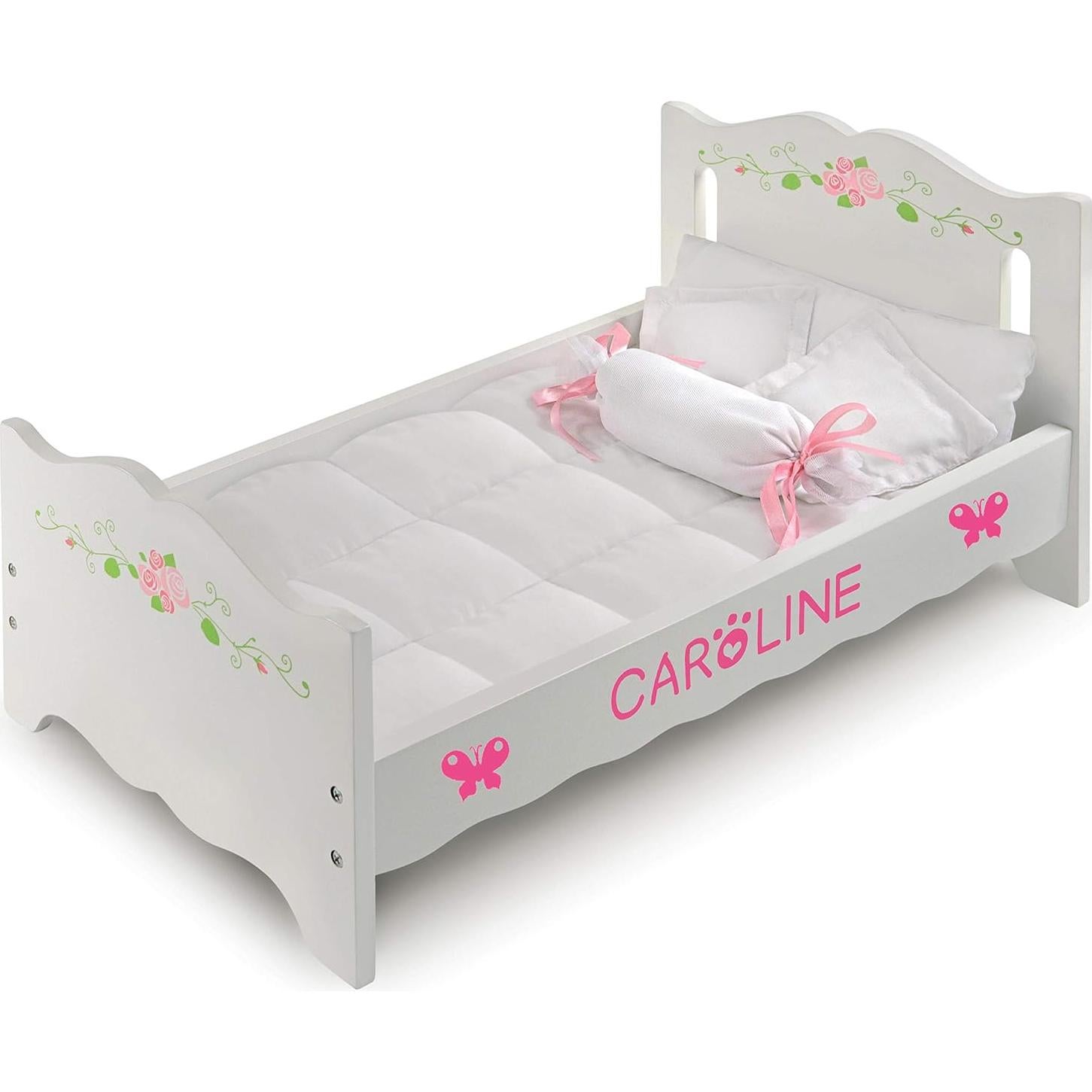 Cama de Muñeca Badger Basket con Muñeca Rubia 45.72 cm