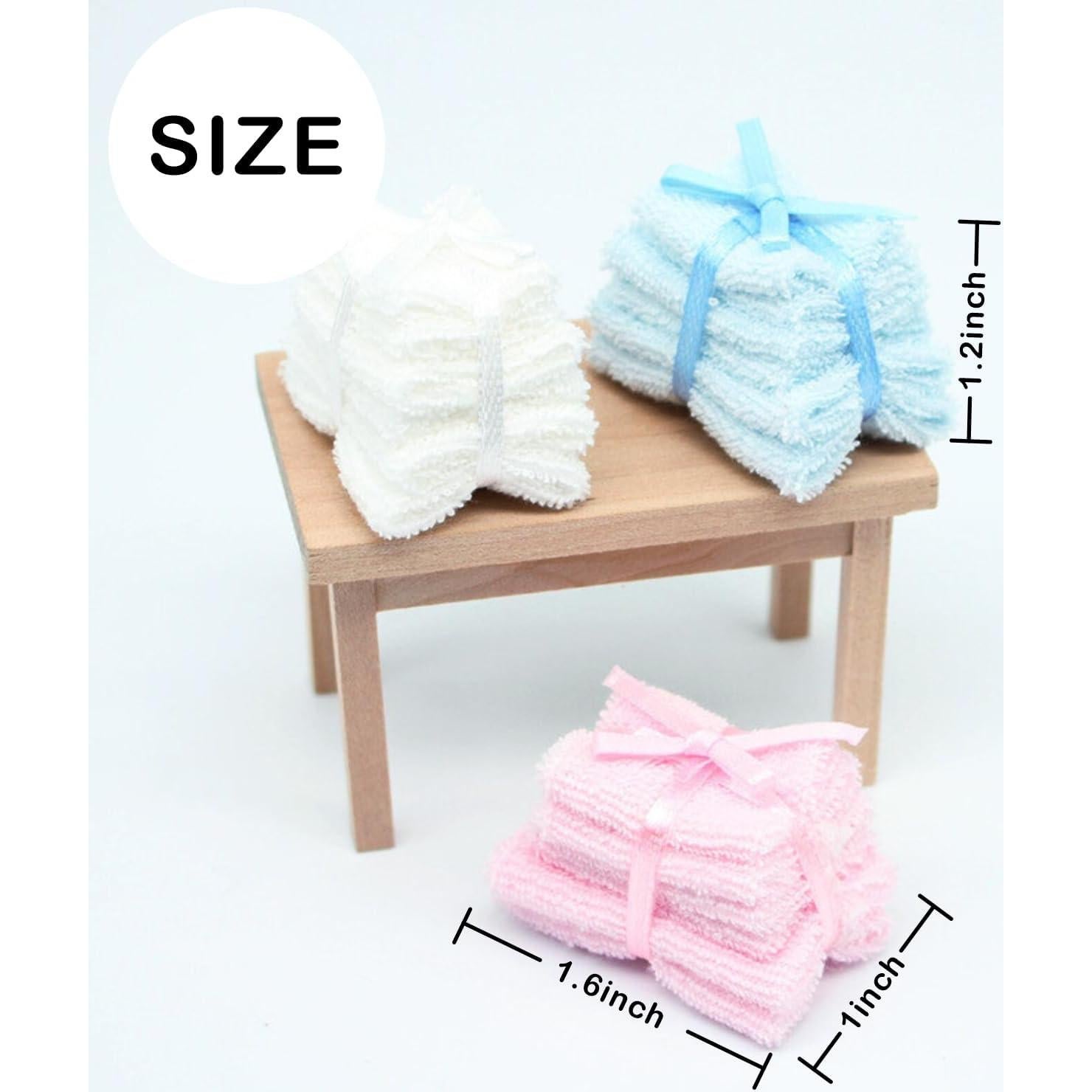 Toalla Miniatura de Baño RillyRellow 4.06x2.54cm Azul