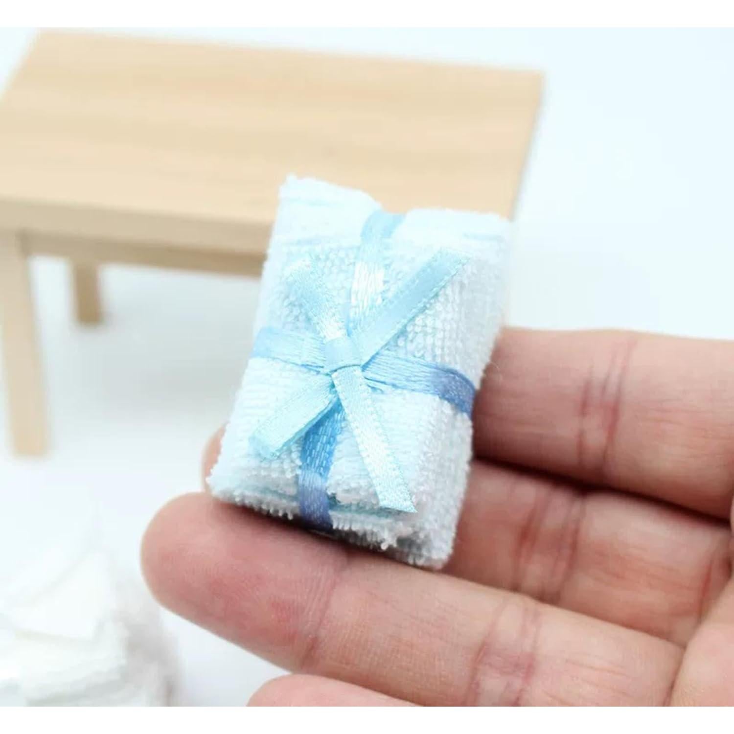 Toalla Miniatura de Baño RillyRellow 4.06x2.54cm Azul