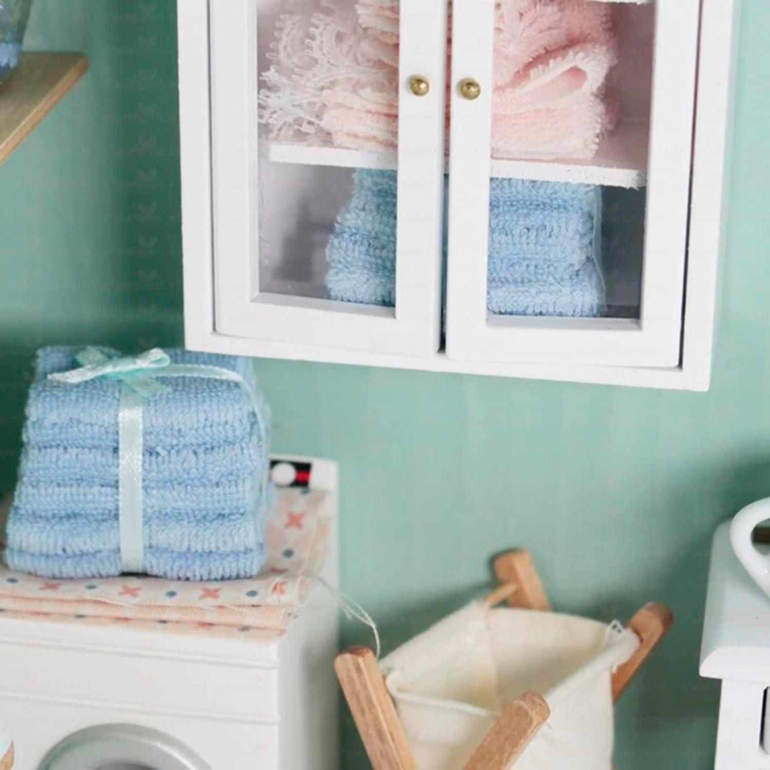 Toalla Miniatura de Baño RillyRellow 4.06x2.54cm Azul