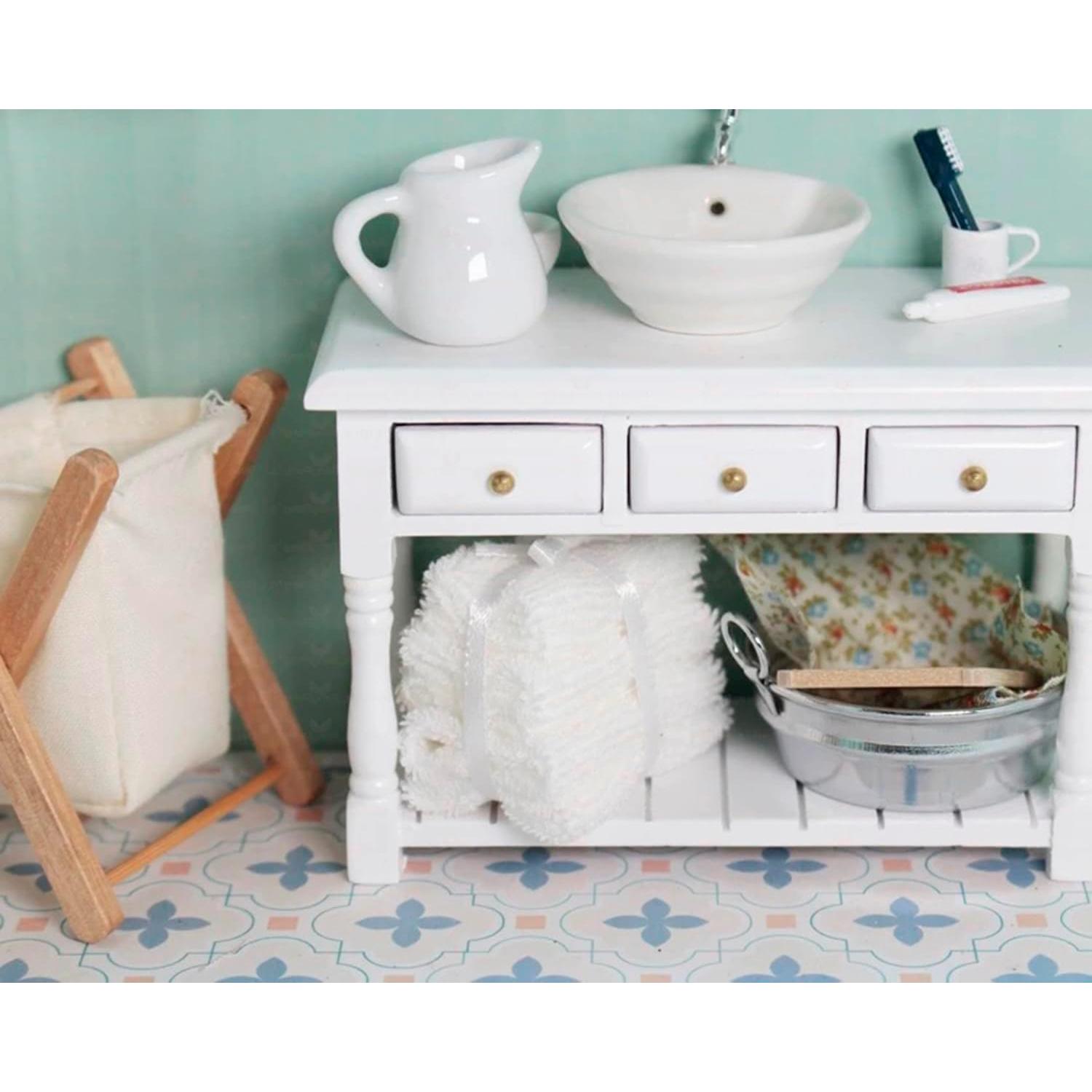 Toalla Miniatura de Baño RillyRellow 4.06x2.54cm Azul