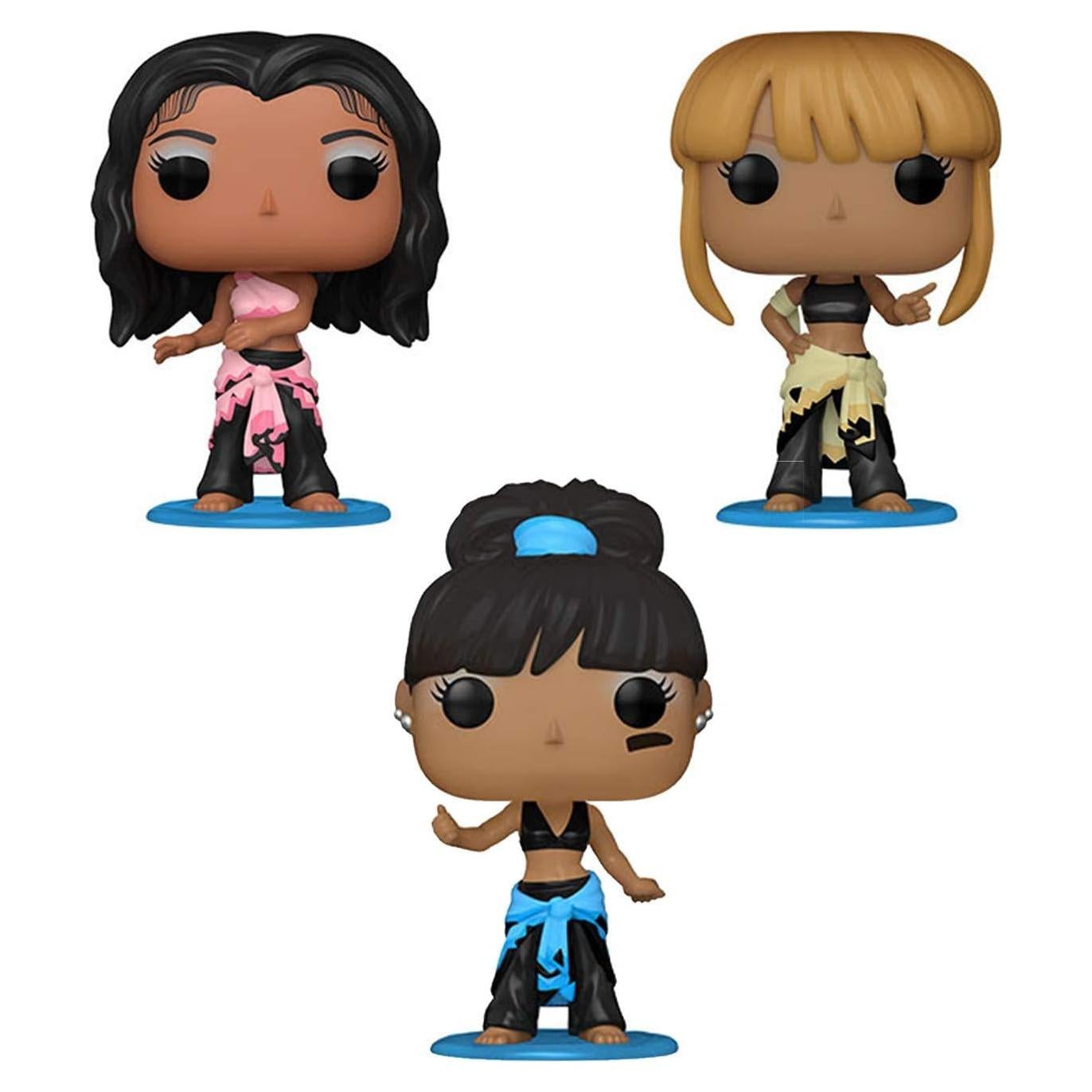Funko Pop! Rocks TLC Set 3 Figuras Chilli T-Boz Left Eye