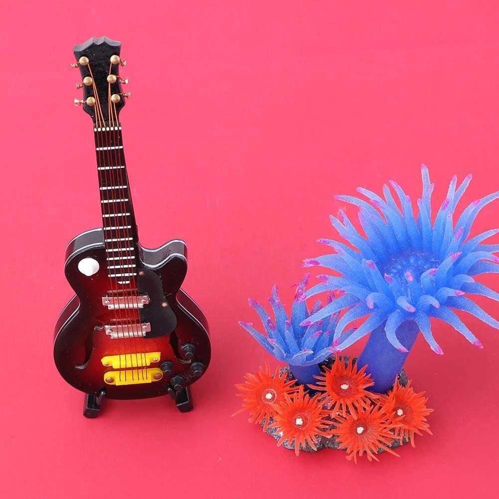 Guitarra en Miniatura BORDSTRACT 14 cm Decoración Musical