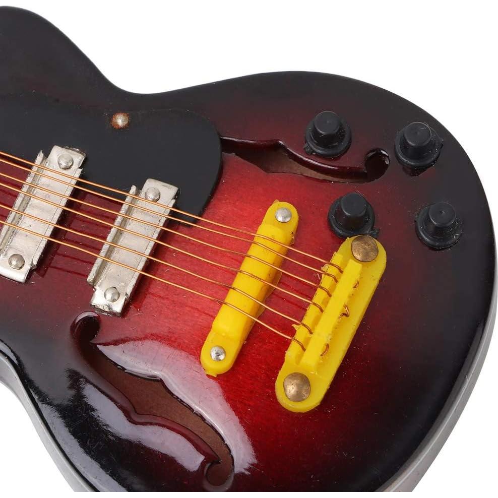 Guitarra en Miniatura BORDSTRACT 14 cm Decoración Musical
