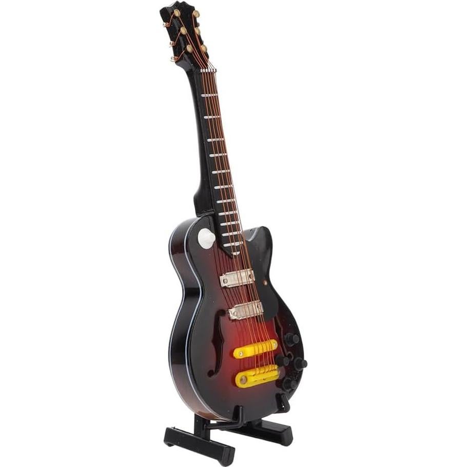 Guitarra en Miniatura BORDSTRACT 14 cm Decoración Musical