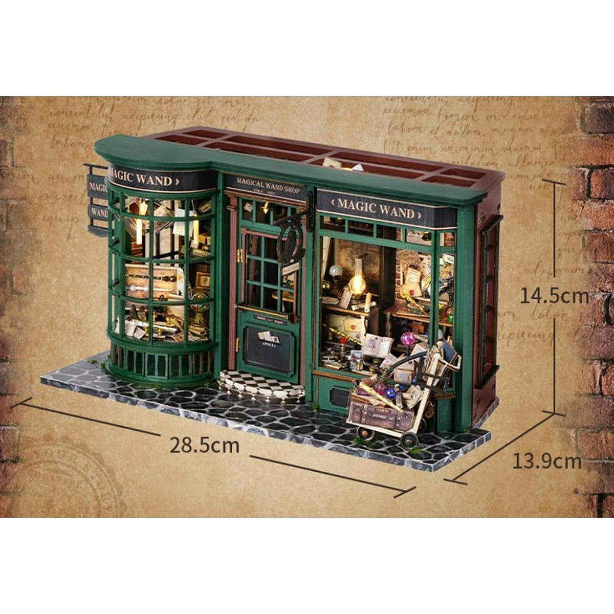 Kit Casa de Muñecas Miniatura MAGQOO DIY Madera 28.5x13.9x14.5cm