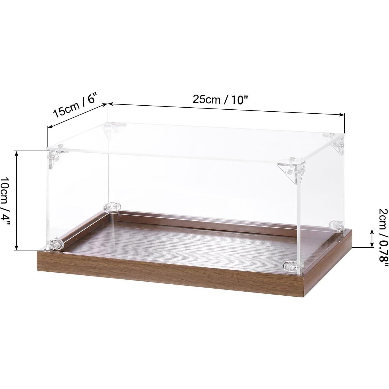 Caja de Exhibición Acrílica MECCANIXITY 25x15x10 cm Transparente